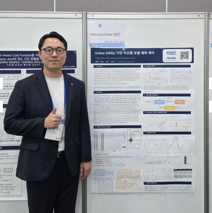 Poster at ICROS 2026: Online SINDy-based nonlinear MPC