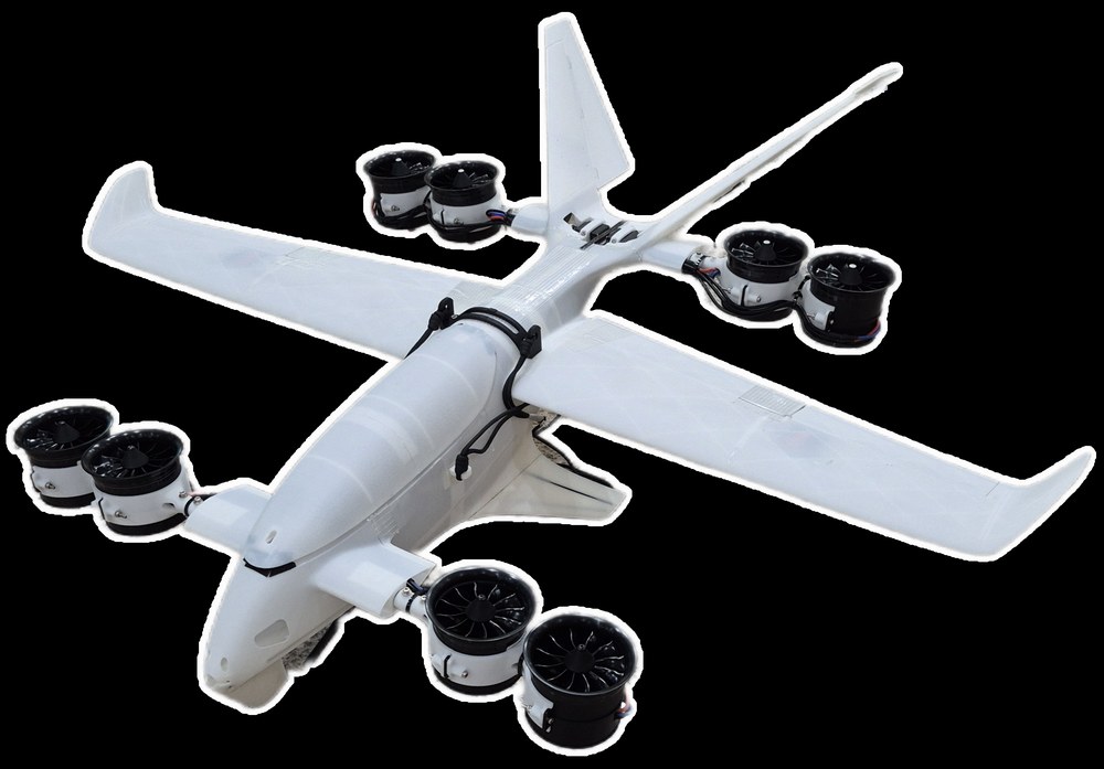 One-engine-inoperative response for ducted-fan eVTOL aircraft